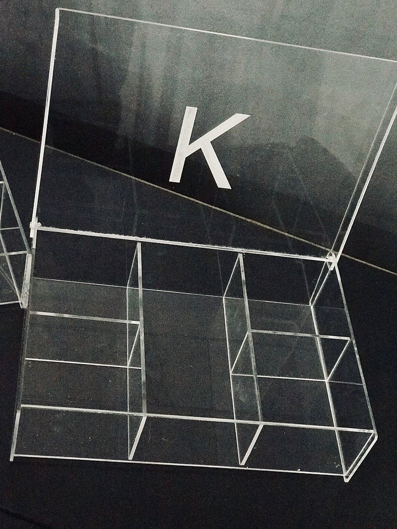 Caixa Acrílico para Lavabo Personalizado a Laser