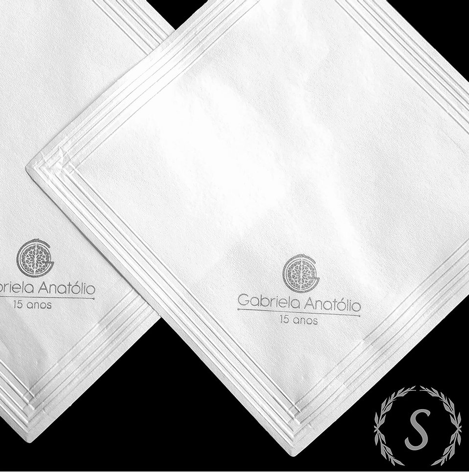Guardanapo Coquetel Clássico 15X15 Cm