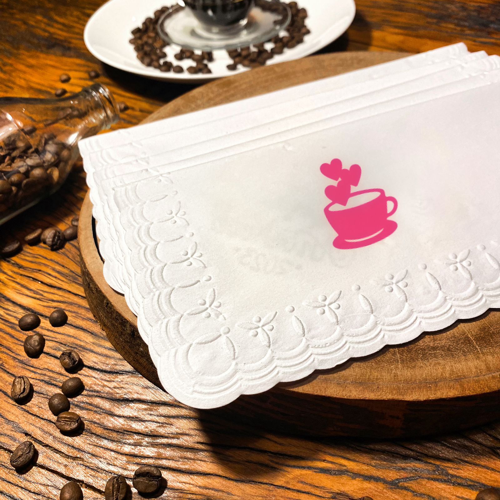 Guardanapo aperitivo 20x20cm / Catálogo Café