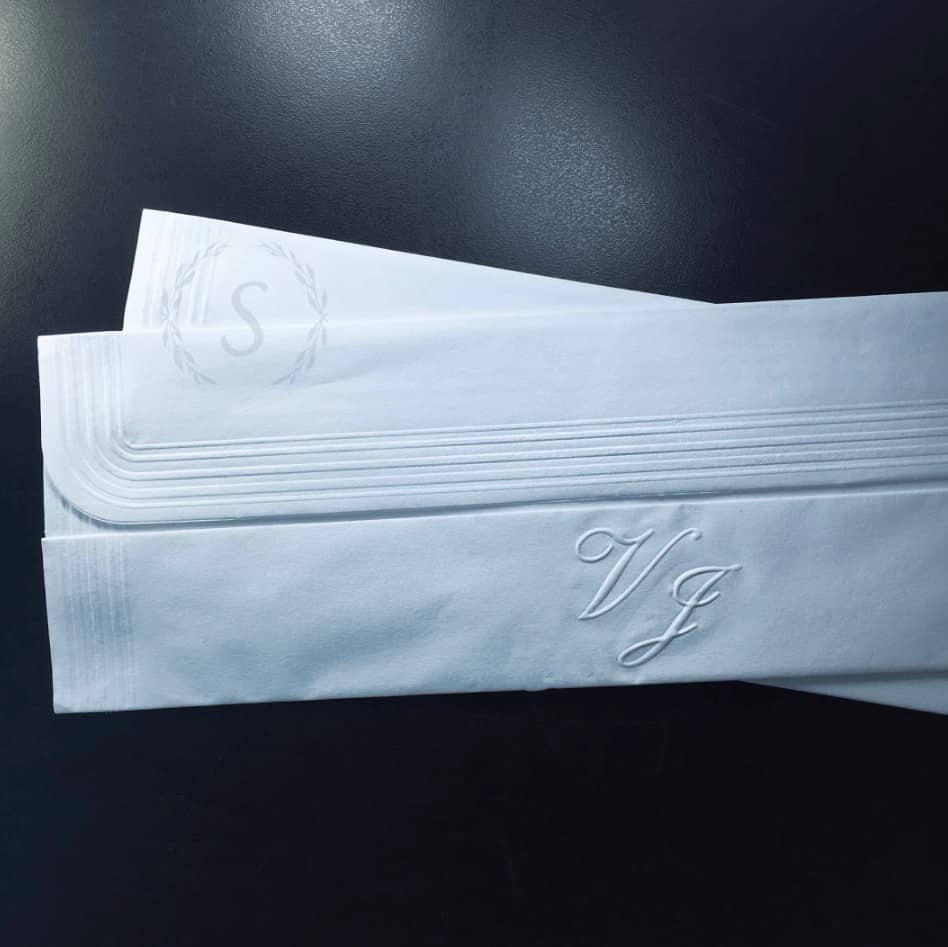 100 Toalhas Lavabo Clássica PERSONALIZADAS