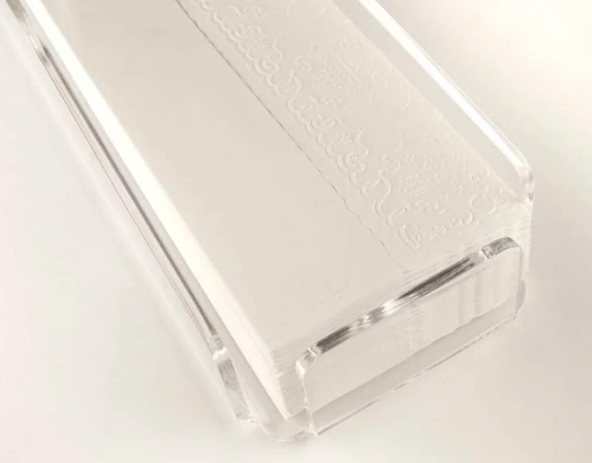 Suporte Acrílico 27x10cm - Toalheiro