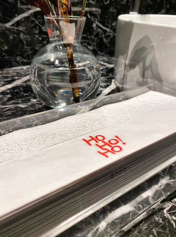 Toalhas de Lavabo 25x8cm / Catálogo de Natal