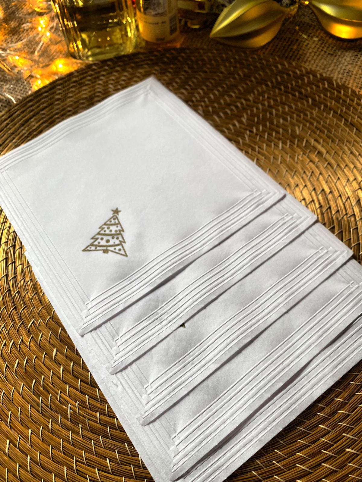 Guardanapo Clássico 15x15cm / Catálogo de Natal