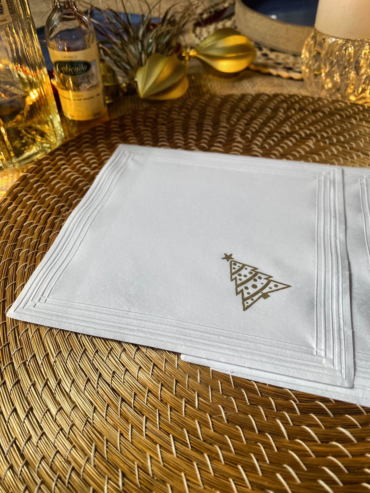 Guardanapo Clássico 15x15cm / Catálogo de Natal