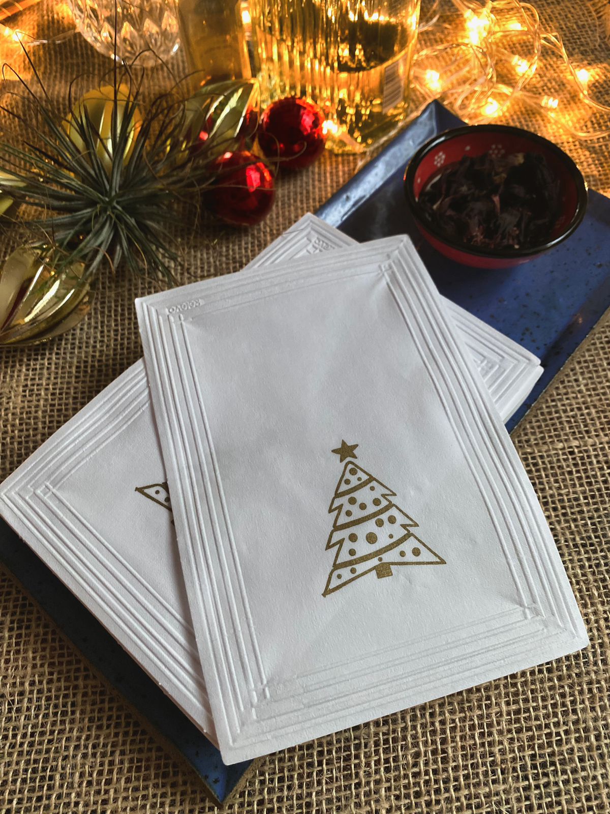 Guardanapo Clássico 18x12cm / Catálogo de Natal