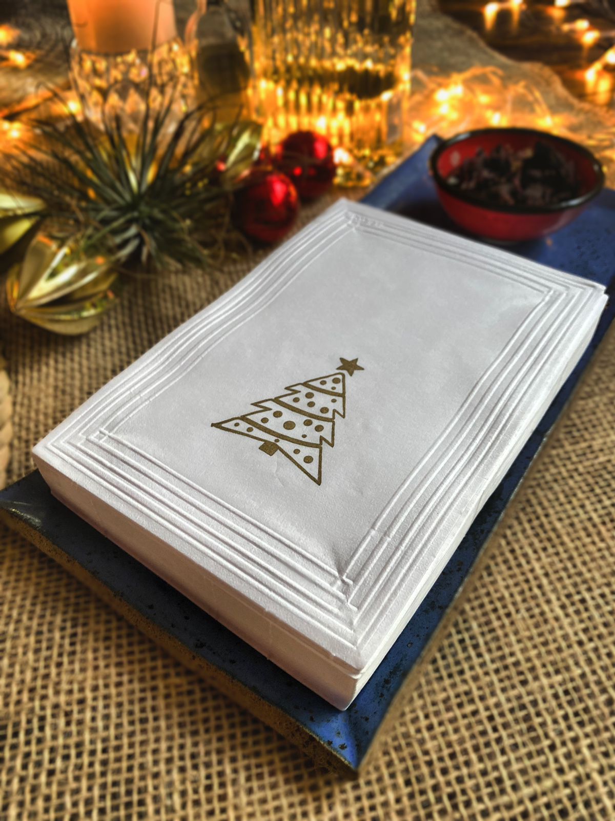 Guardanapo Clássico 18x12cm / Catálogo de Natal