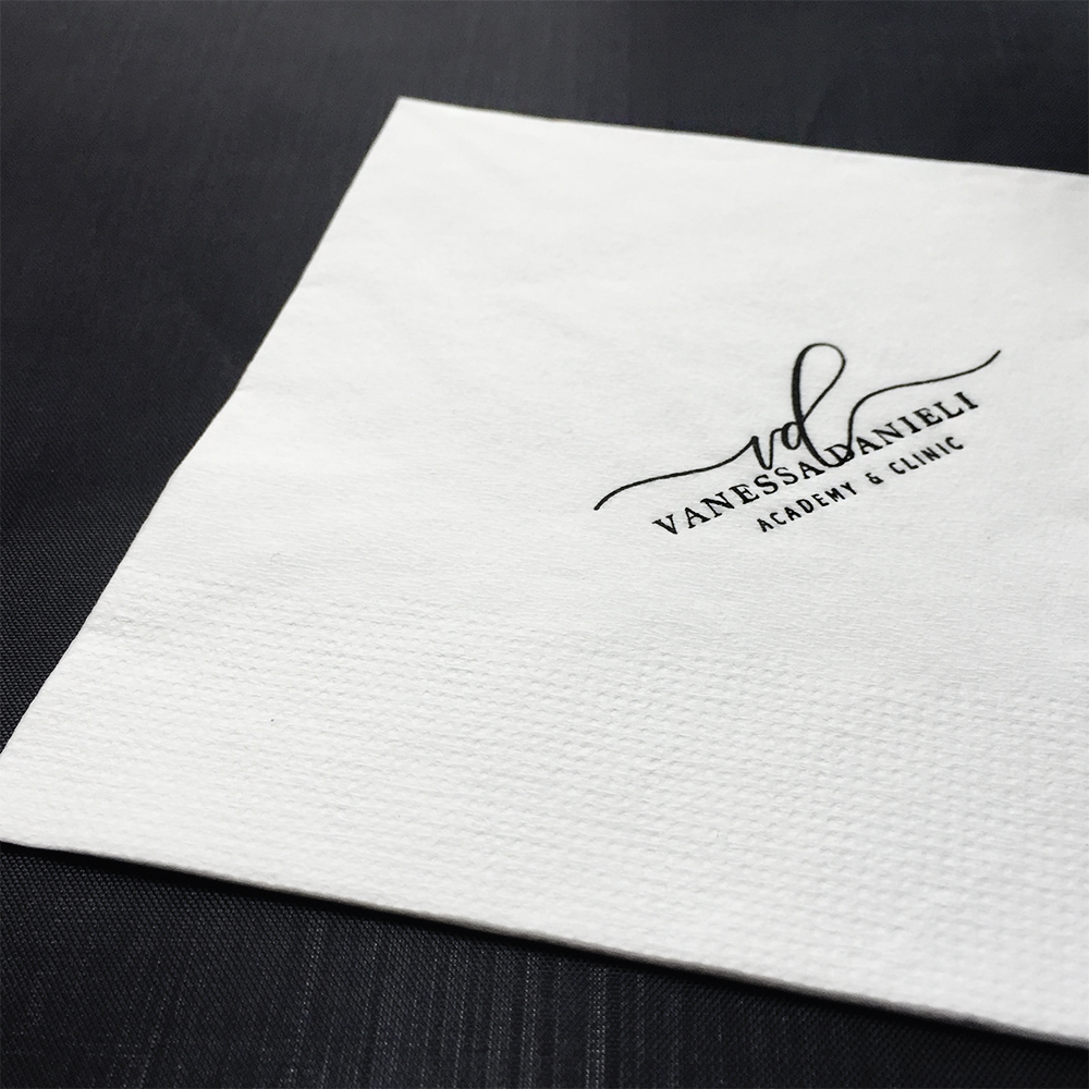 Kit Guardanapos Folha Dupla 30x30 para jantar e convidados - 200und